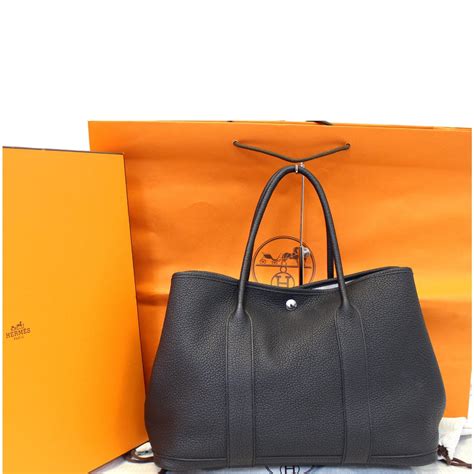 hermes leather garden tote